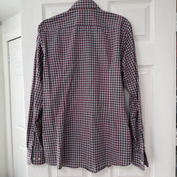 Hugo Boss Men's 100%Cotton Sharp Fir Long Sleeve Shirt Size 15.5-34/35 - Picture 10 of 14